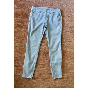 JCP women’s corduroy pants light blue stretch cotton blend size 10 30x30